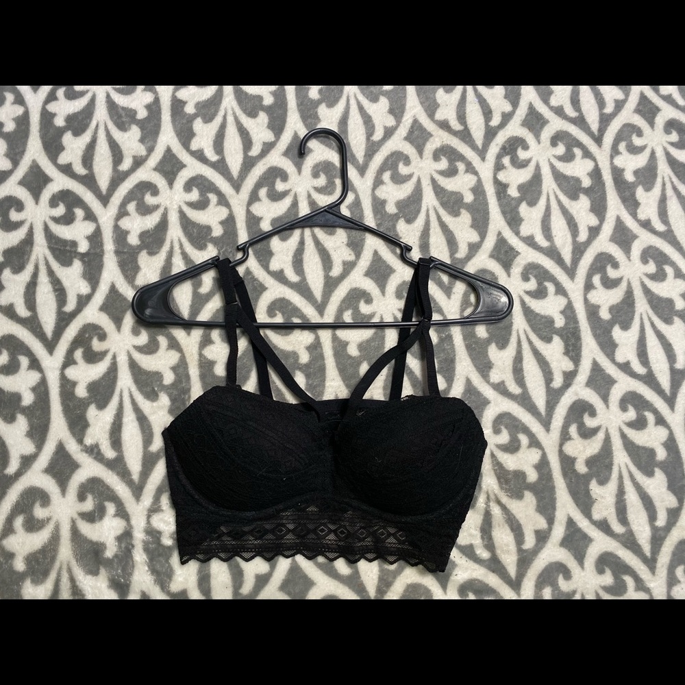 VS pink strappy bralette